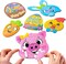 24 PCS Easter Egg Jigsaw Puzzles Easter Eggs with Toys Inside for Easter Party